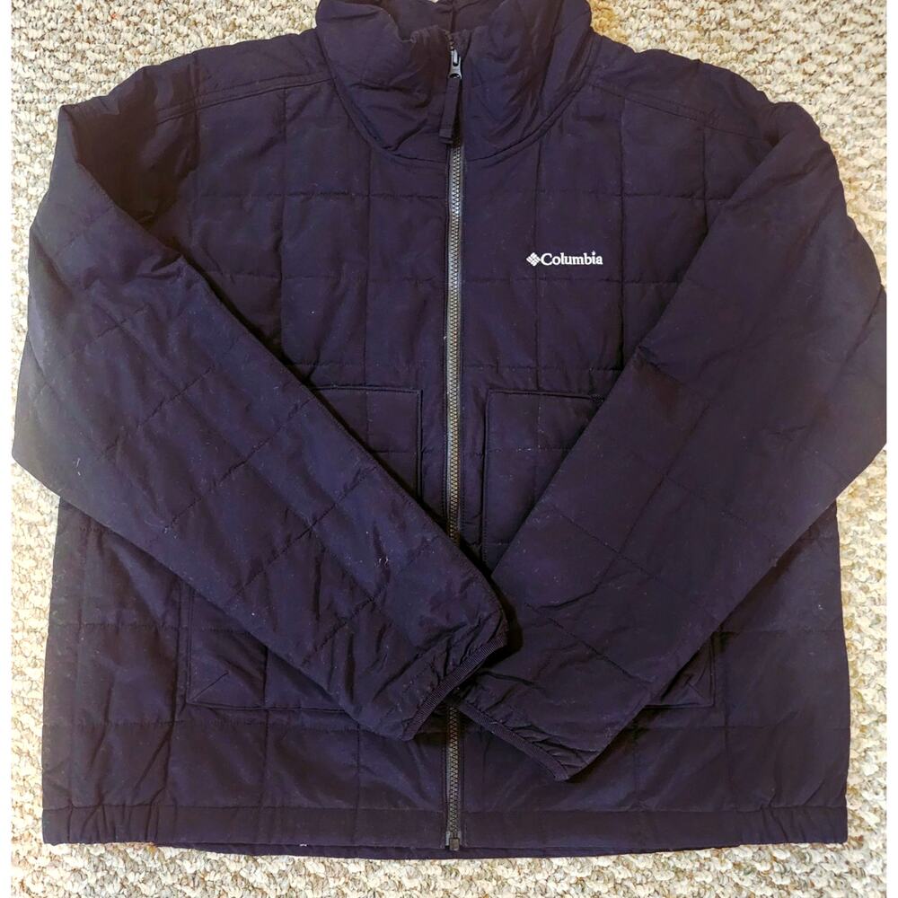 Columbia Women's XL Omni Shield Advance Repellent Quilted‎ Jacket Black